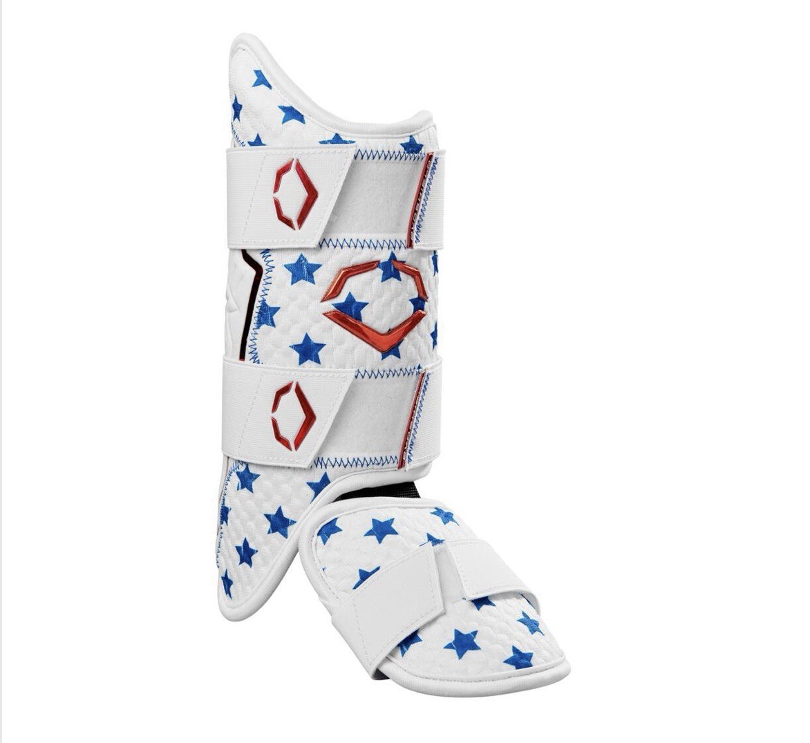 Evoshield X-SRZ Patriot Limited Edition Leg Guard, RHH, New WB5760701RHH Evoshield X-SRZ Patriot Limited Edition Leg Guard, RHH, New WB5760701RHH