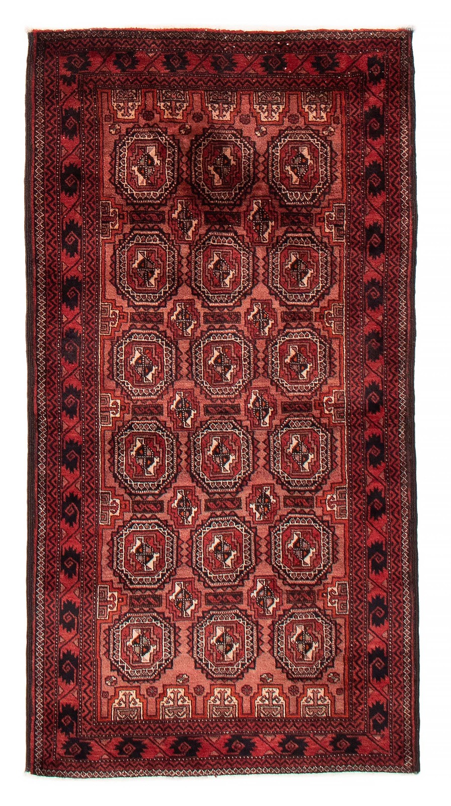 Vintage Hand-Knotted Area Rug 3\'1\