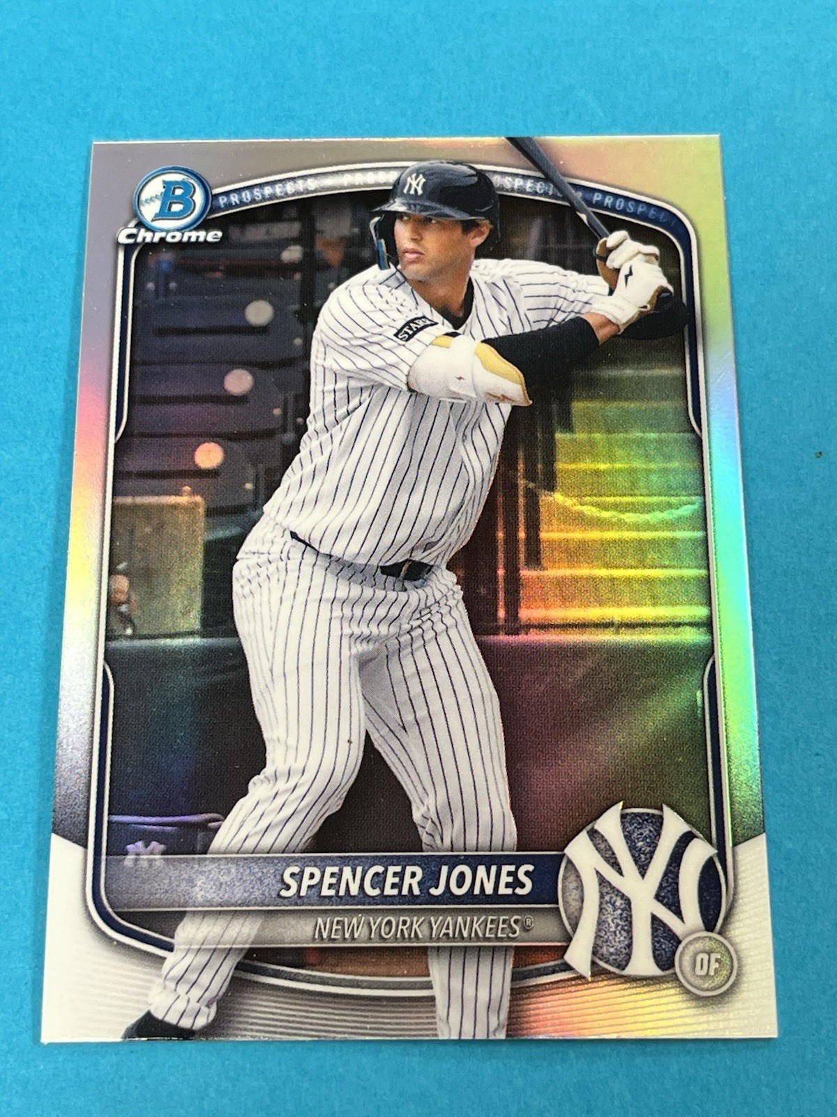 2025 Bowman Draft Spencer Jones Chrome Refractor #BDC-9 Yankees Qty Avail 2025 Bowman Draft Spencer Jones Chrome Refractor #BDC-9 Yankees Qty Avail