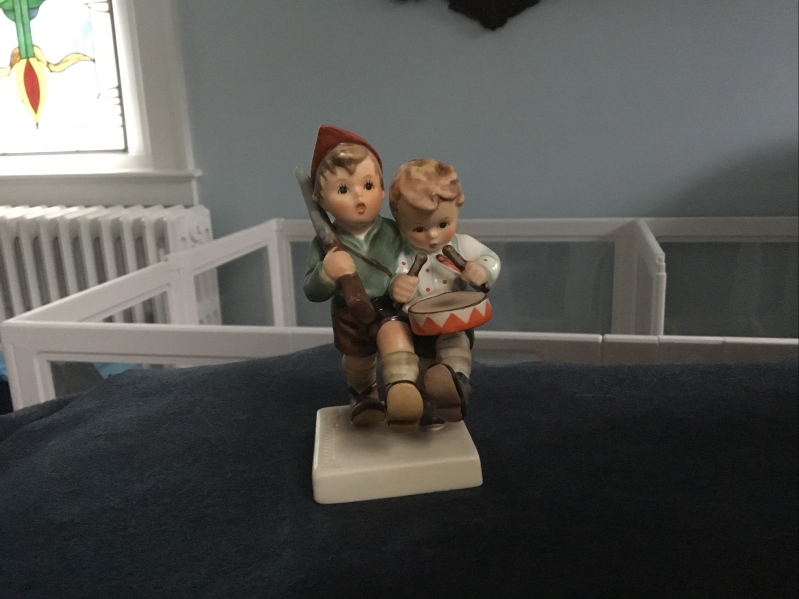 Vintage Goebel Hummel Volunteers Boys Figurine No 50 2/0 TMK-3 1960s 5\ Vintage Goebel Hummel Volunteers Boys Figurine No 50 2/0 TMK-3 1960s 5\