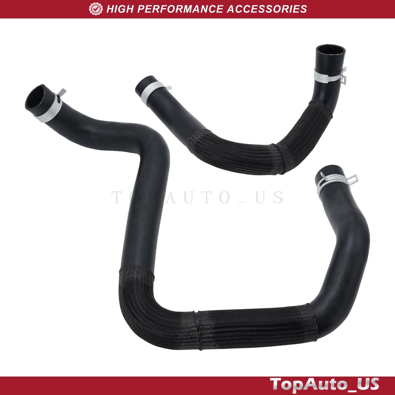 NEW 55111394AC Fits Jeep Wrangler 2012-2018 Upper & Lower Radiator Coolant Hose