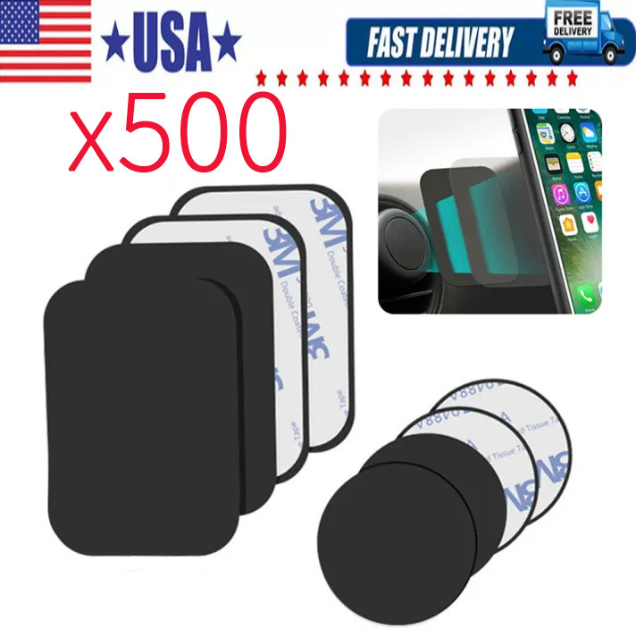 Metal Plates Adhesive Sticker Replace For Magnetic Car Mount Phone Holder lot