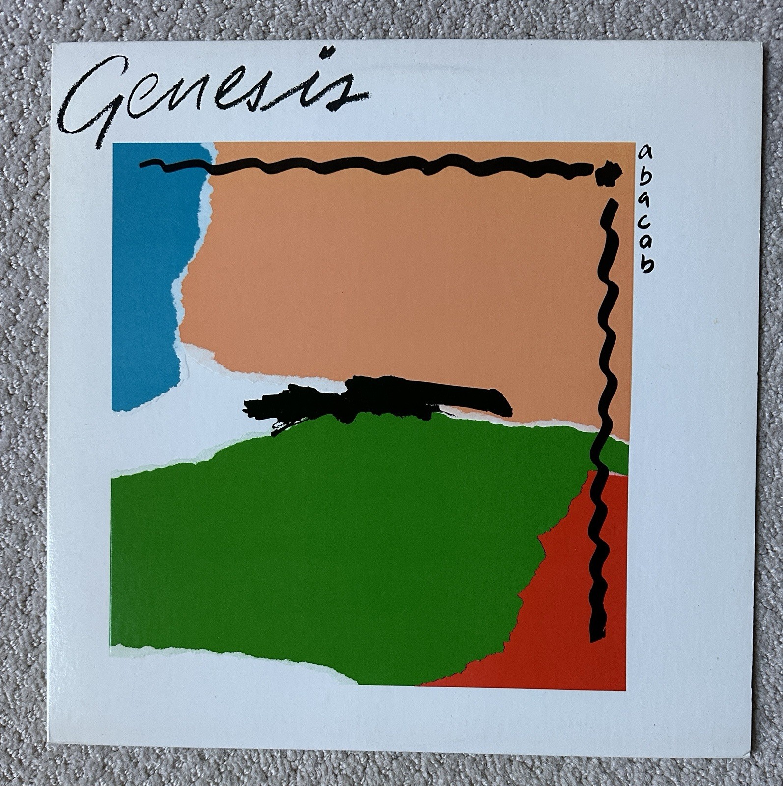 Genesis Abacab Vinyl LP 1981 Atlantic SD19313 W/ Original Inner 1st Press NM/NM
