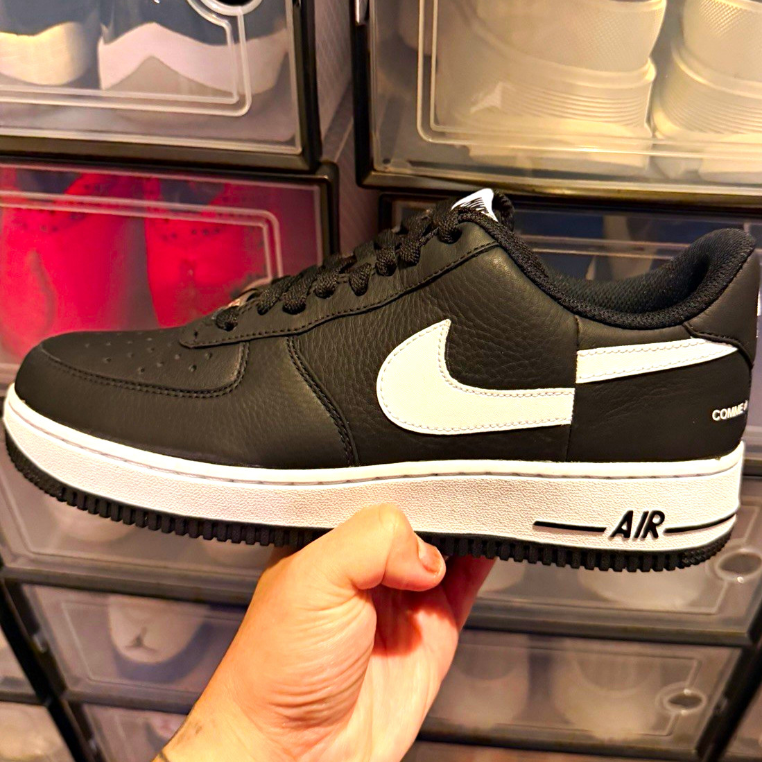 Nike Air Force 1 x Comme Des Garcon Black size 9