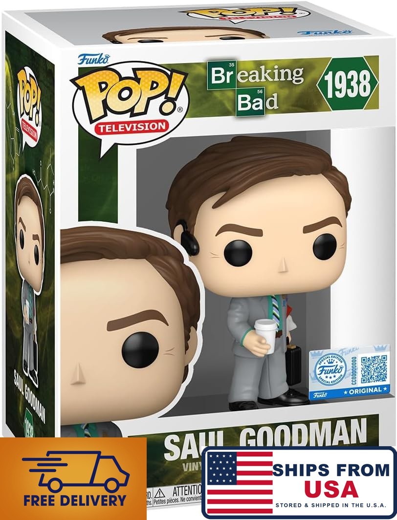 Available Saul Goodman #1938 Breaking Bad Exclusive Vinyl Funko Pop PRESALE IF