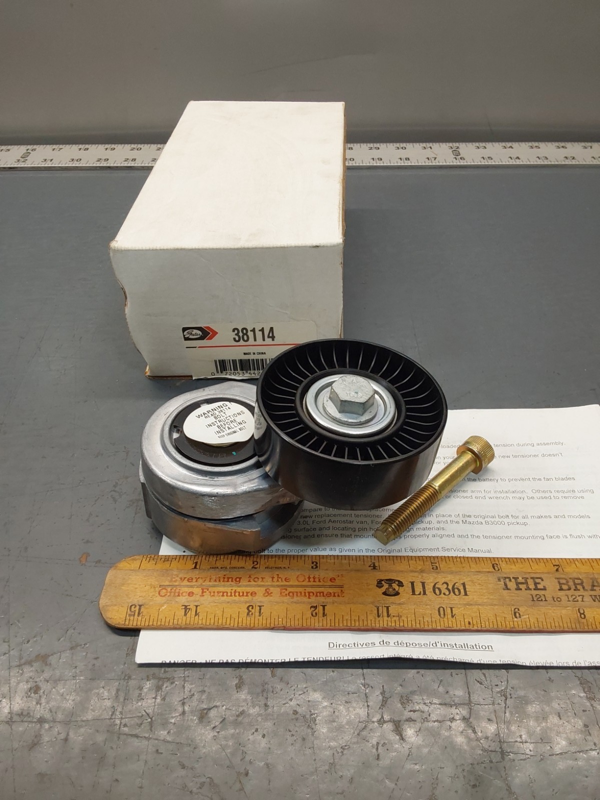 NOS Gates 38114 Belt Tensioner Assembly NOS Gates 38114 Belt Tensioner Assembly