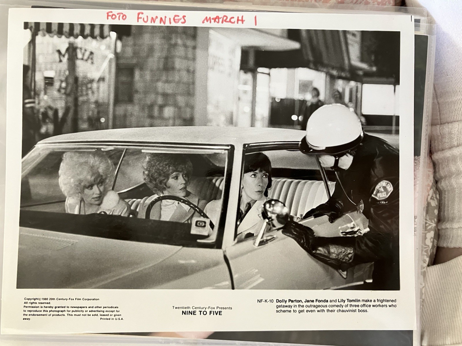 Dolly Parton Promo Press Photo Lobby Card 9 To 5 Tomlin Fonda Iconic Scene Dolly Parton Promo Press Photo Lobby Card 9 To 5 Tomlin Fonda Iconic Scene