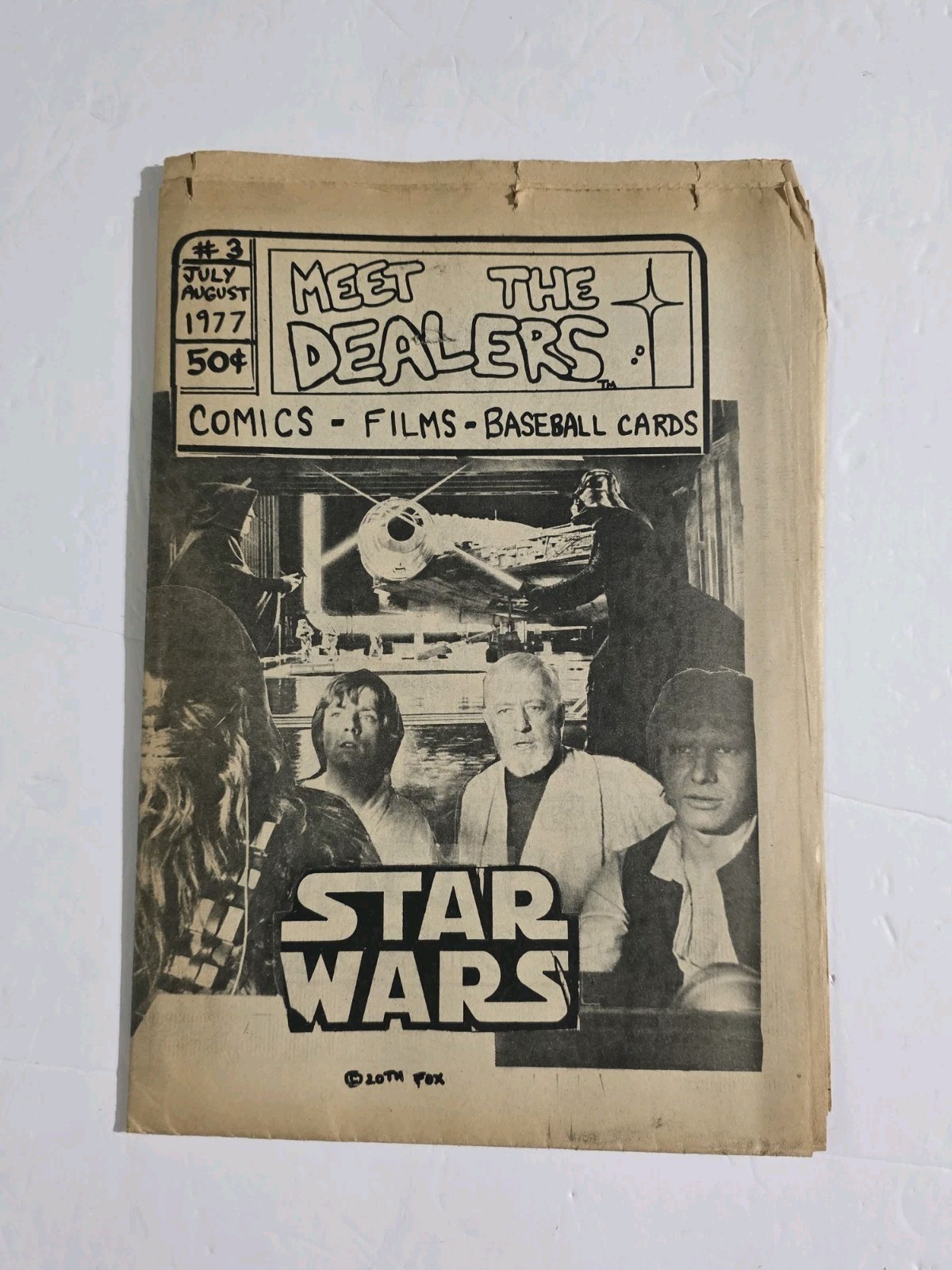 Vintage 1977 Meet The Dealers Magazine 3rd Issue Star Wars Fanzine 