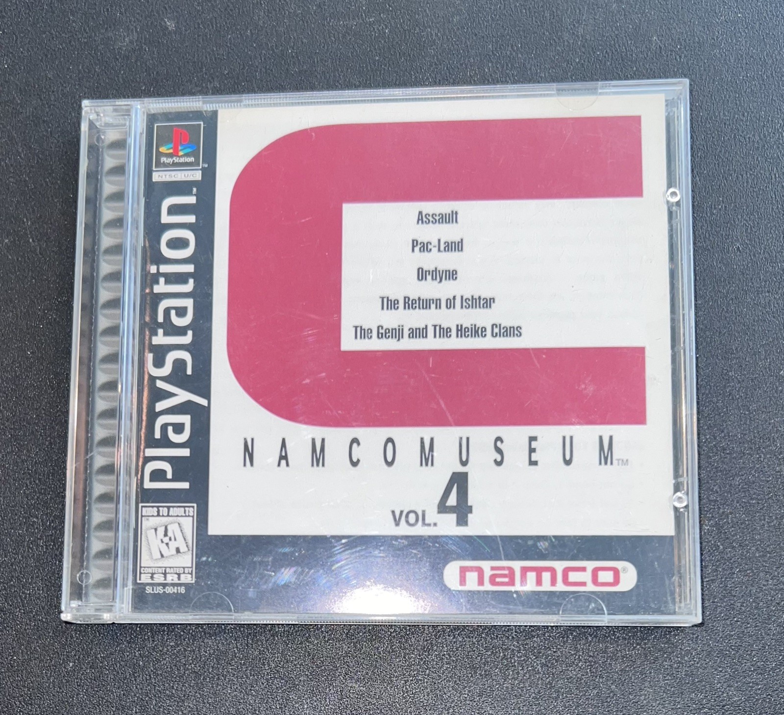 Namco Museum Vol. 4 (Sony PlayStation 1, PS1, 1996) CIB Complete W Manual/Reg