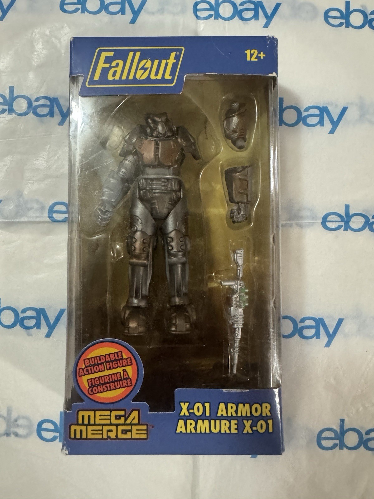 MEGA MERGE FALLOUT X-01 ARMOR BUILDABLE ACTION FIGURE MEGA MERGE FALLOUT X-01 ARMOR BUILDABLE ACTION FIGURE