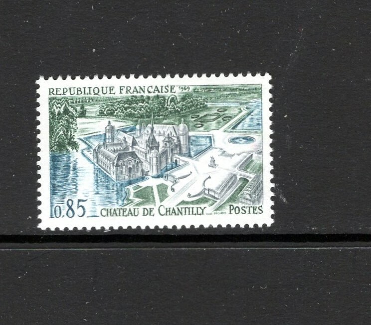 France 1969 CHATEAU DE CHANTILLY MNH SC 1234
