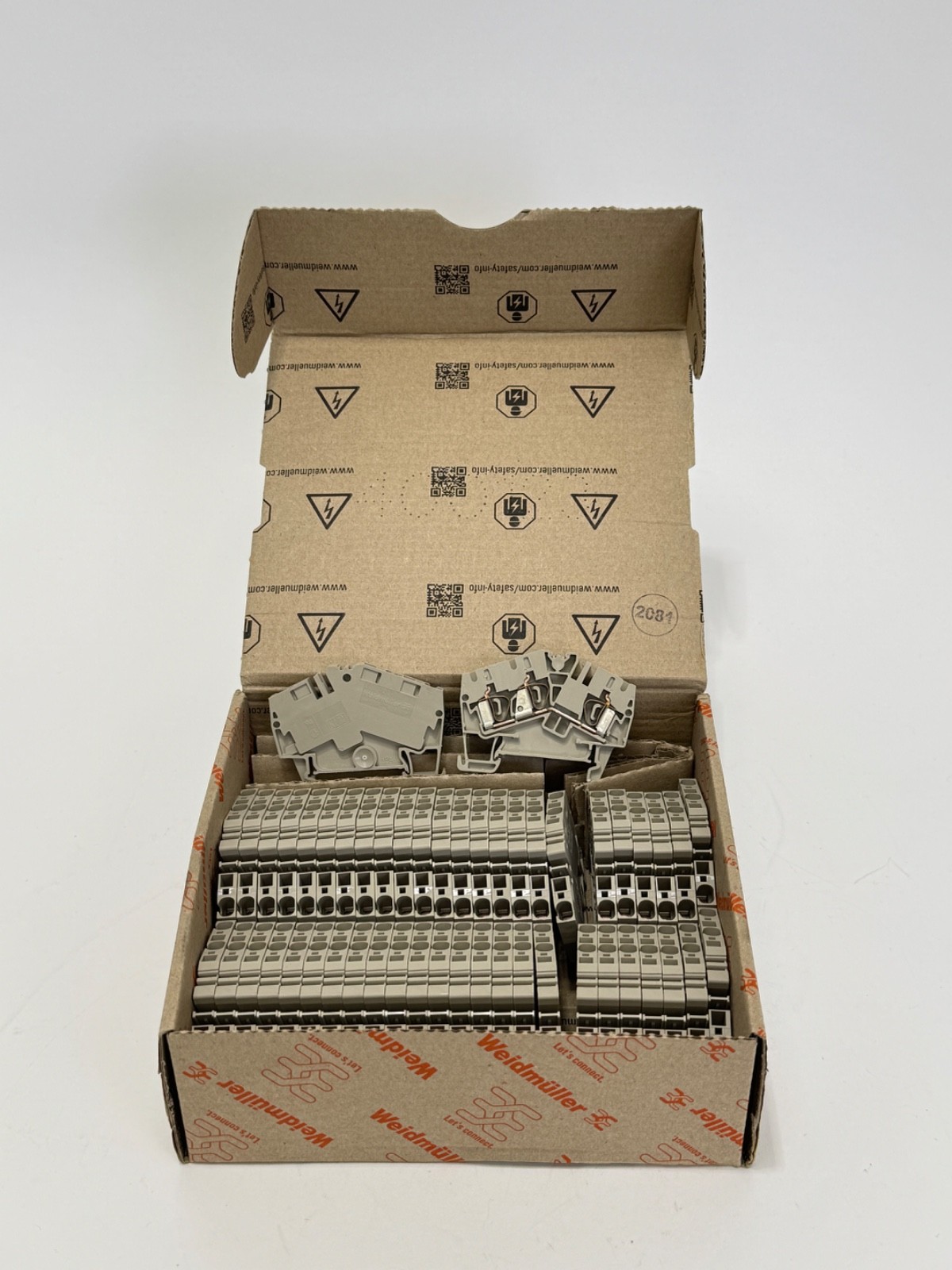 NEW (50) Weidmüller ZDU 4-2/3AN Feed-Through Terminal Block 1770360000 26-10AWG
