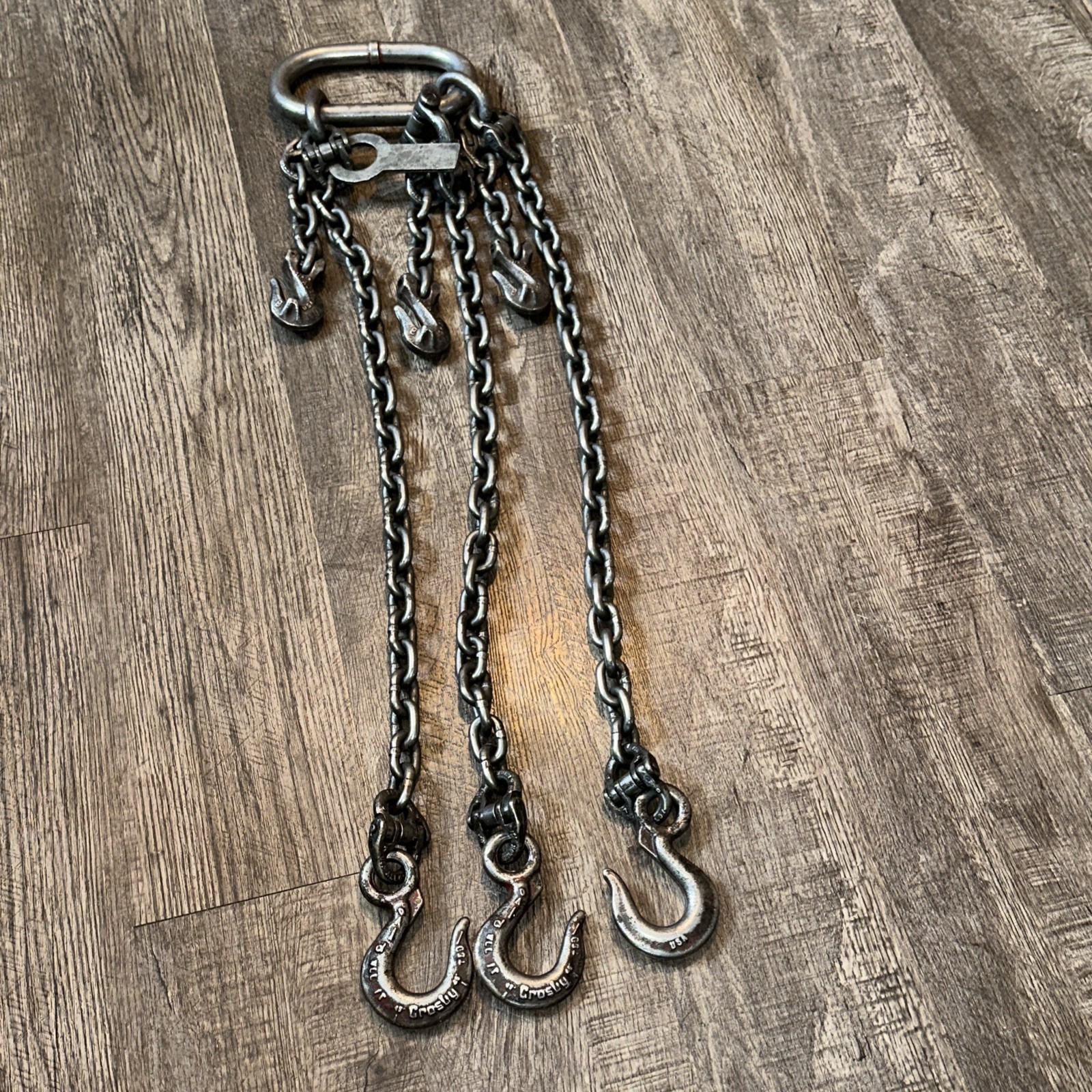 USA-Alloy USA 9/32”x 3’ Lifting Chain 6 Leg with Hooks hoist spreader Towing USA-Alloy USA 9/32”x 3’ Lifting Chain 6 Leg with Hooks hoist spreader Towing