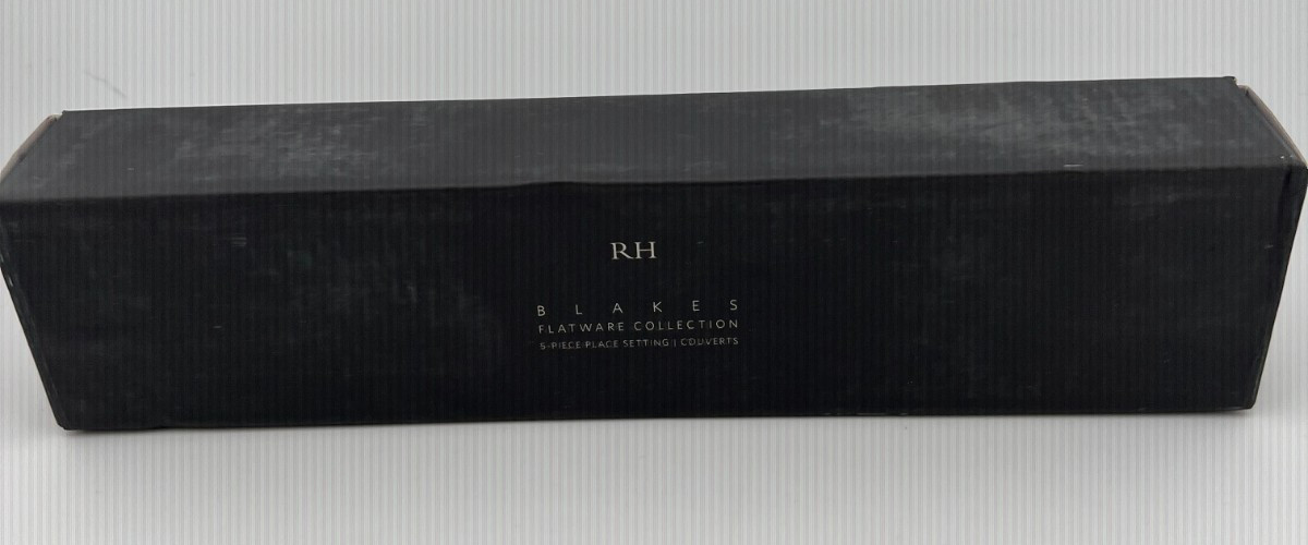 Restoration Hardware RH Blakes 5 Pc Flatware Place Setting 18/10 Stainless NEW