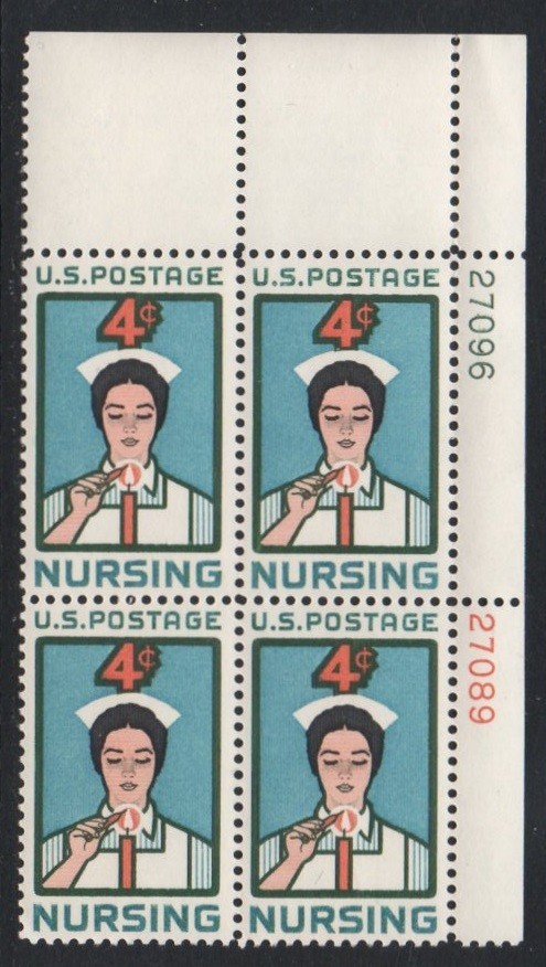 ALLY\'S STAMPS US Plate Block Scott #1190 4c Nursing [4] MNH F/VF [STK