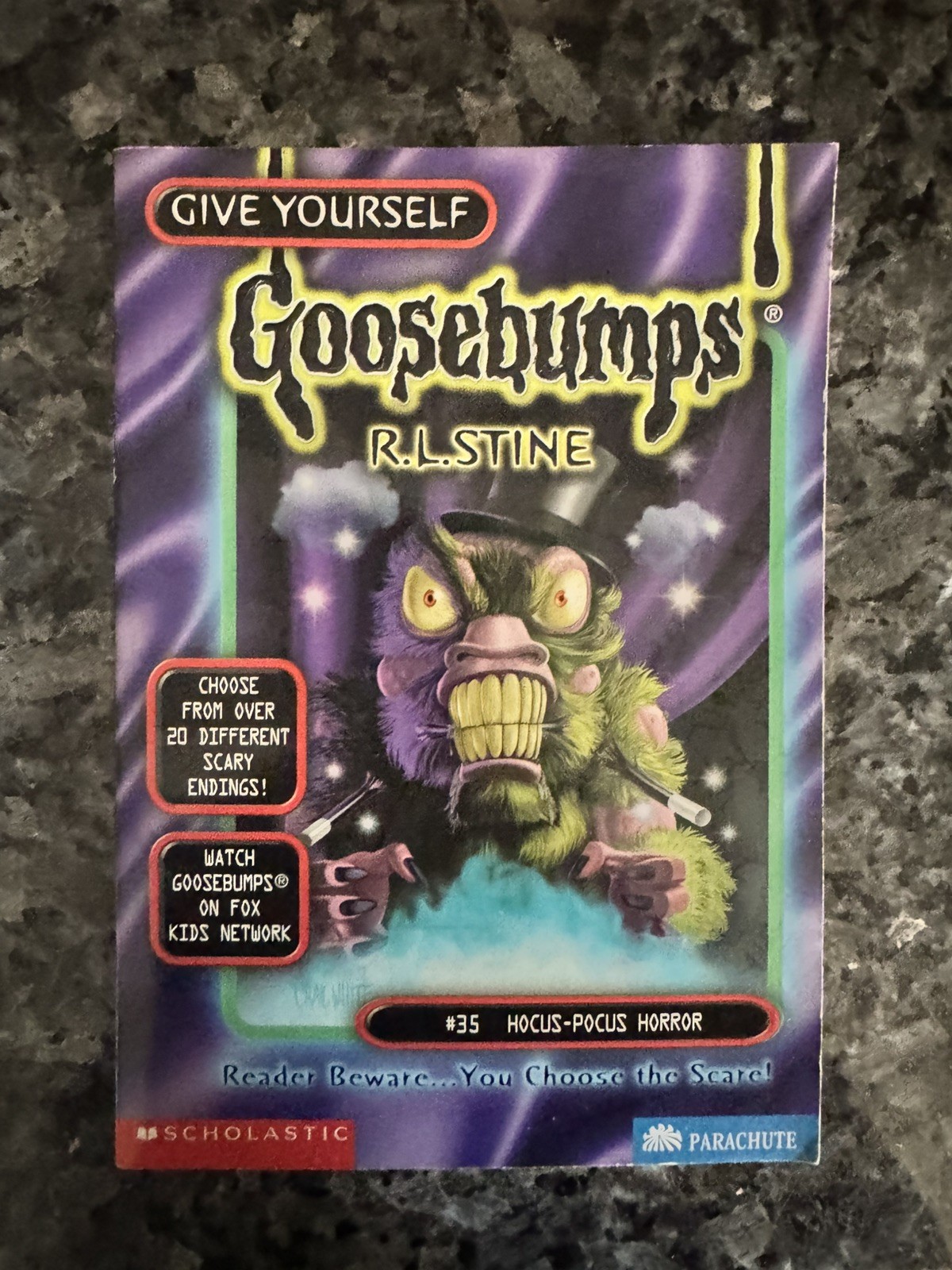 Give Yourself Goosebumps #35 Hocus-Pocus Horror 1st Print 1999 R.L. Stine - VG