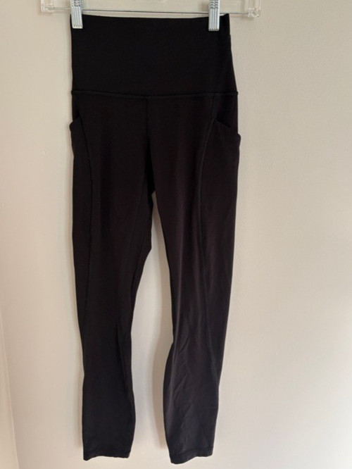 Lululemon Align High-Rise Pant with Pockets Black High-Waist Leggings Active Gym