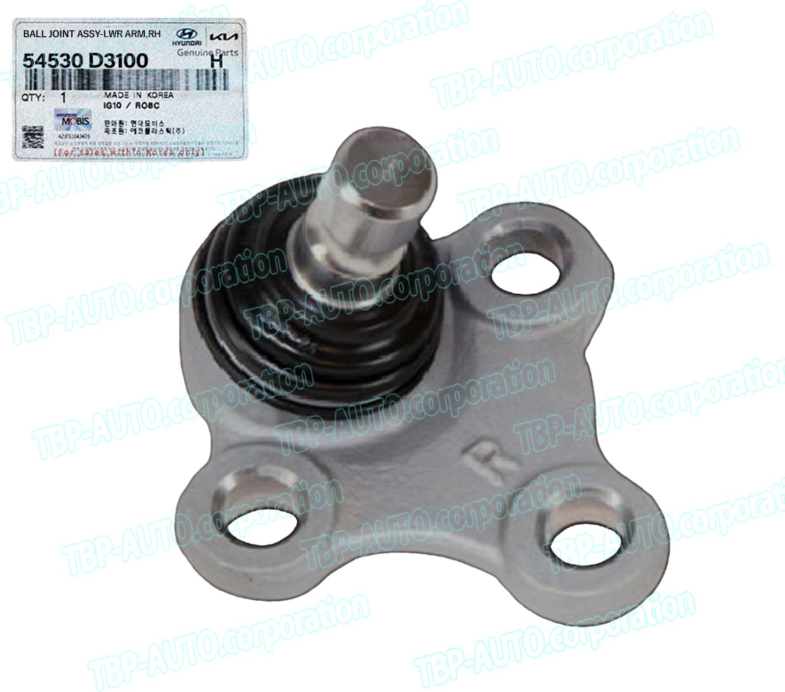 GENUINE ® Lower Ball Joints Arm Right SONATA TUCSON SPORTAG 16-19 OEM 54530D3100