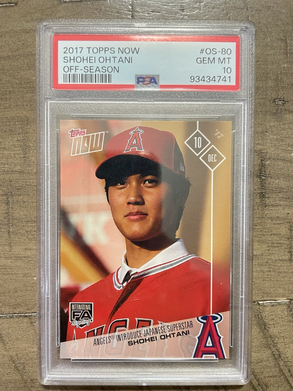 2017 Topps Now - Topps Online Exclusive Off-Season Shohei Ohtani #OS-80 🔥 (RC) 2017 Topps Now - Topps Online Exclusive Off-Season Shohei Ohtani #OS-80 🔥 (RC)