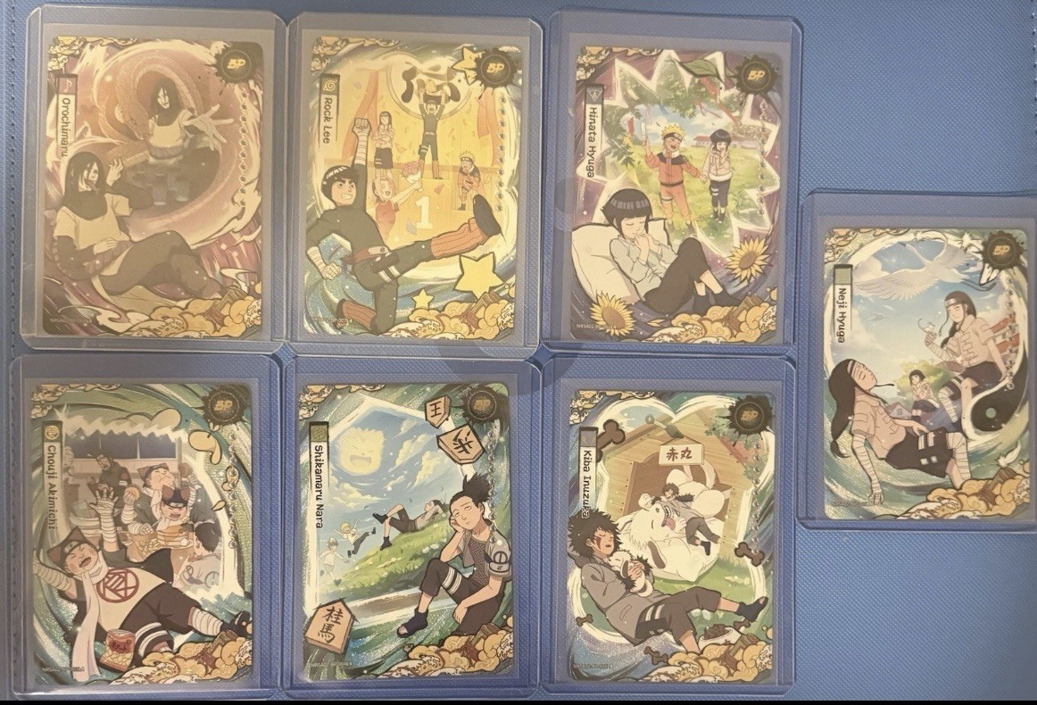 🔥Naruto Kayou English Series Jin 2 BP Full SET🔥  NRSA02-BP-001L4  -  007L4