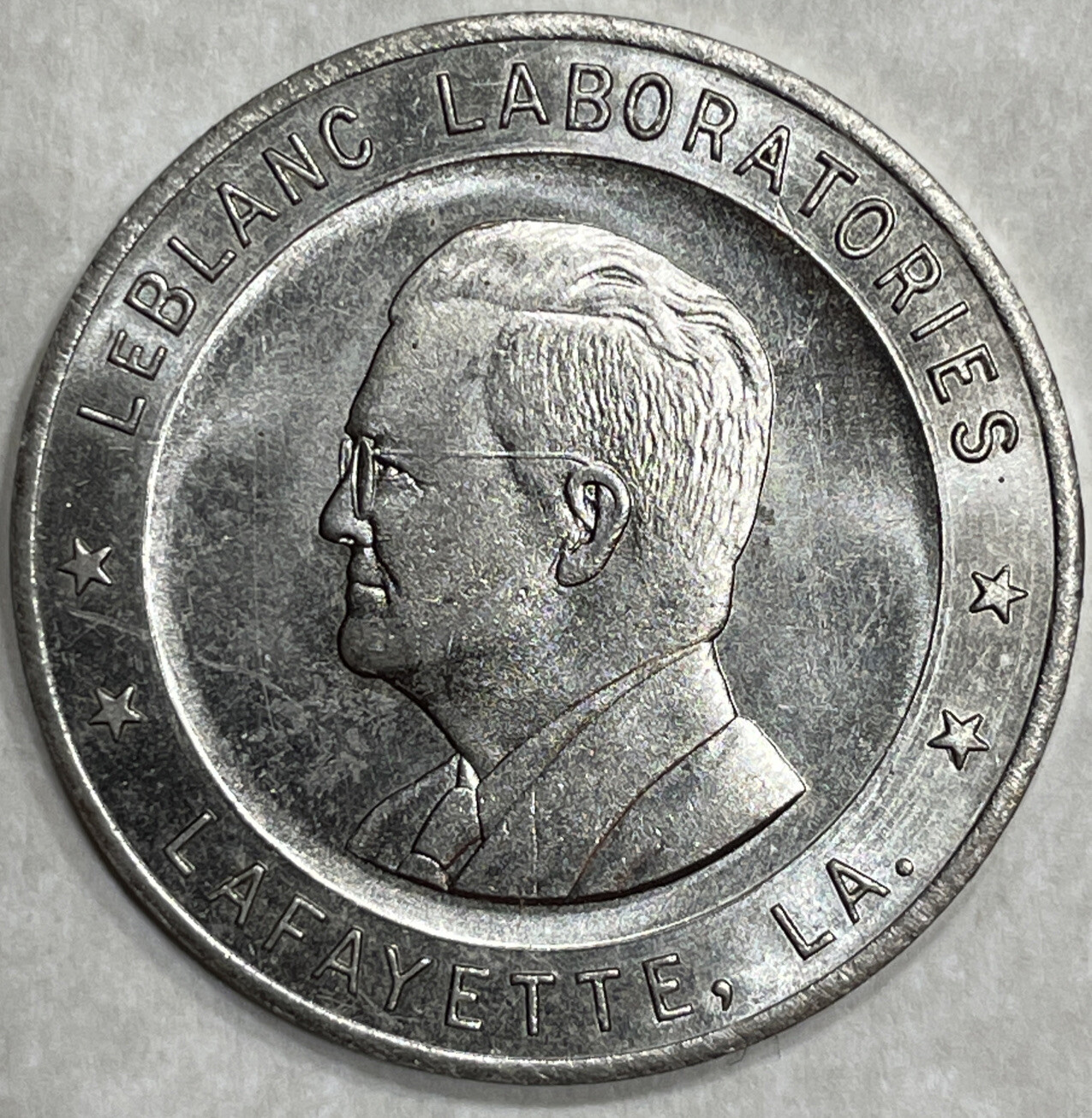 1948 HADACOL Unc Token Lafayette LA LeBLANC LABORATORIES Good for 25 Cents (T9) 1948 HADACOL Unc Token Lafayette LA LeBLANC LABORATORIES Good for 25 Cents (T9)