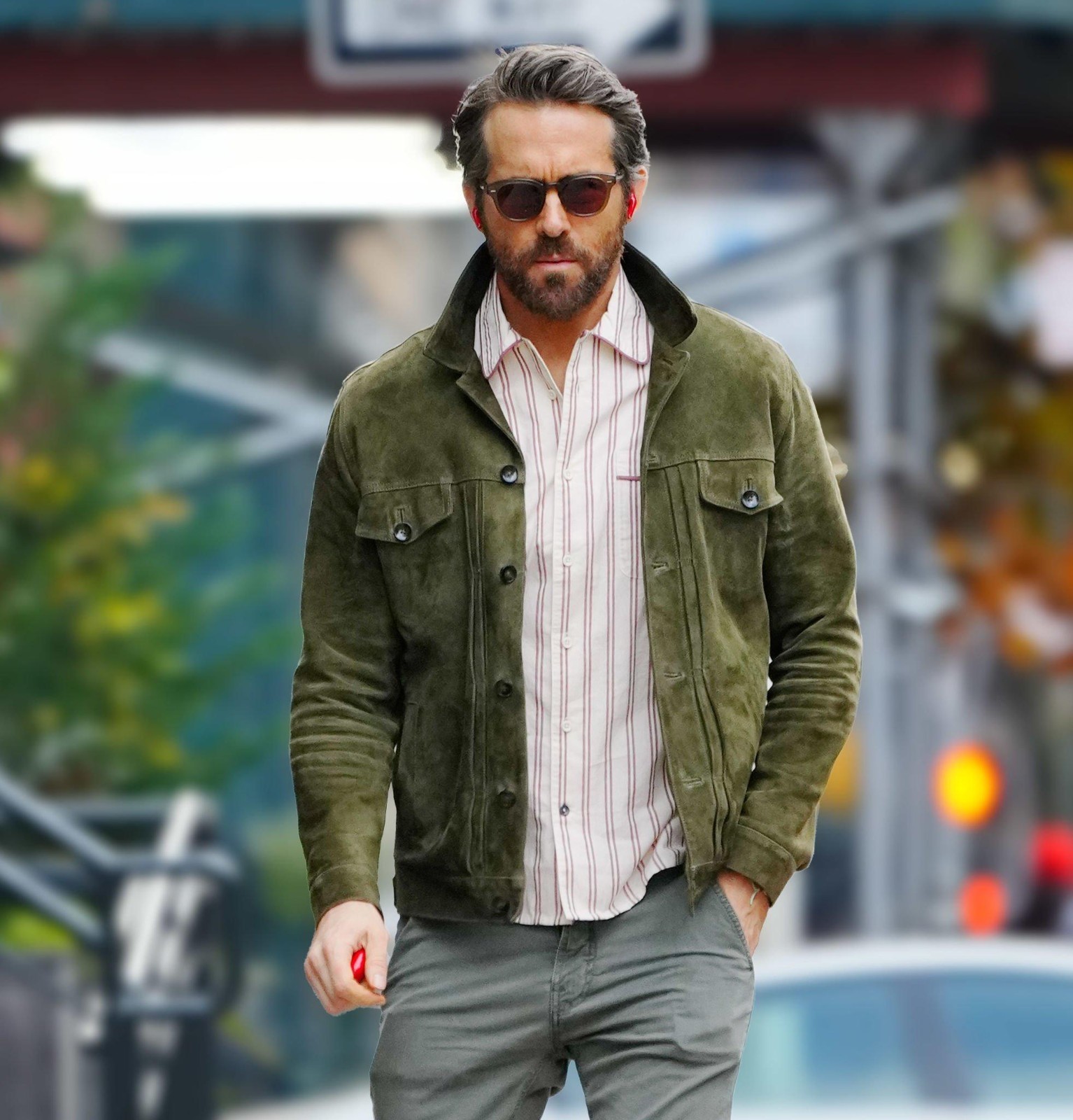 Men's Suede Trucker Jacket, Handmade Shirt, Real Suede Shacket, Gift, Slim Fit