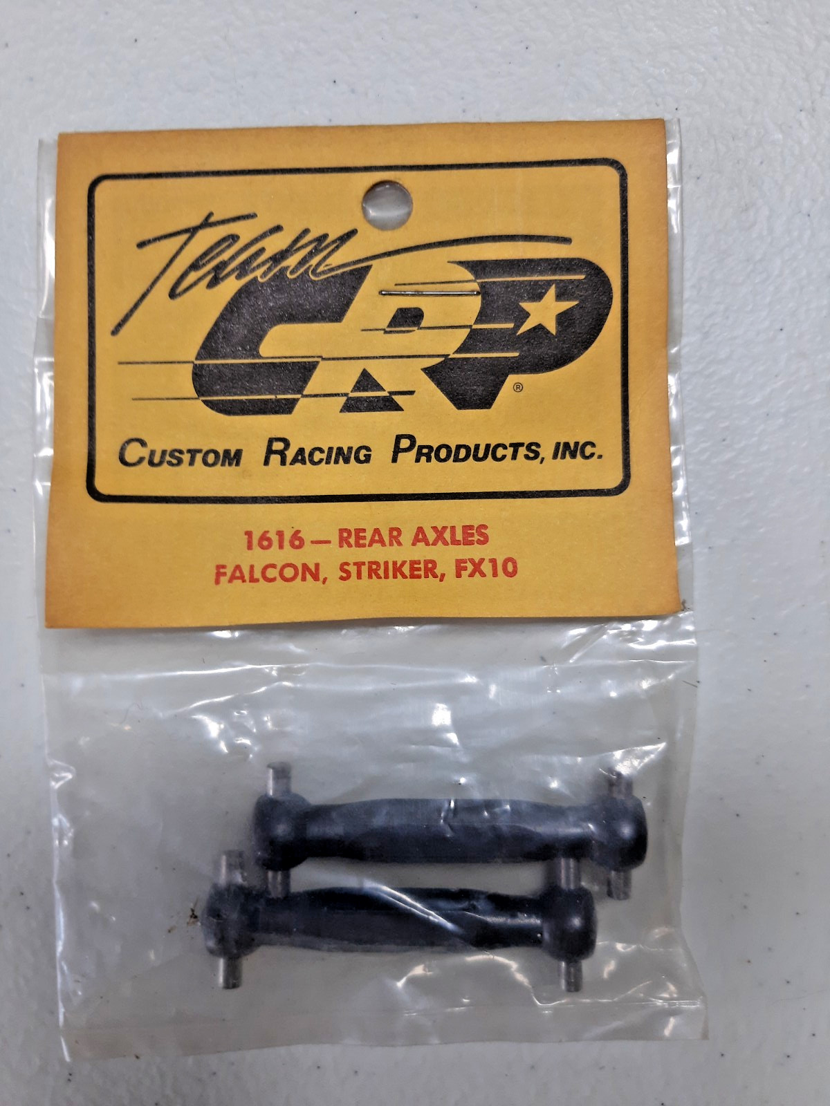 Vintage Team CRP #1616 Heavy Duty Rear Axles Tamiya Falcon Striker FX10 NOS