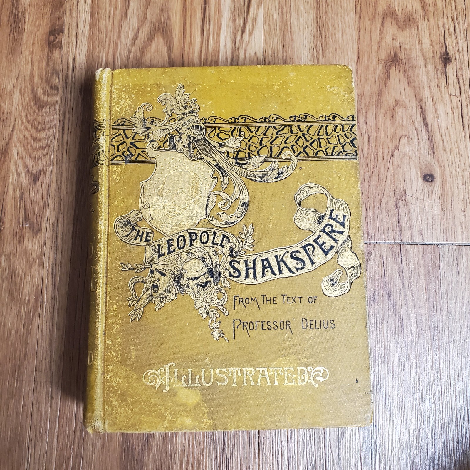 The Leopold Shakespere From The Text Of Professor Delius Illustrated HB 1890s The Leopold Shakespere From The Text Of Professor Delius Illustrated HB 1890s