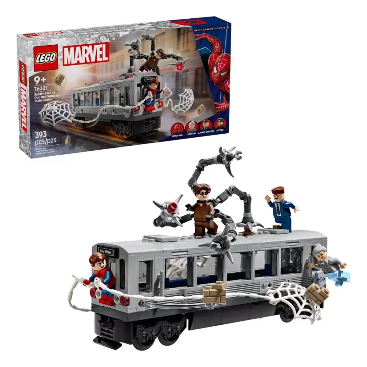LEGO Marvel Spider-Man vs. Doc Ock Subway Train Scene 76321 Building Set LEGO Marvel Spider-Man vs. Doc Ock Subway Train Scene 76321 Building Set