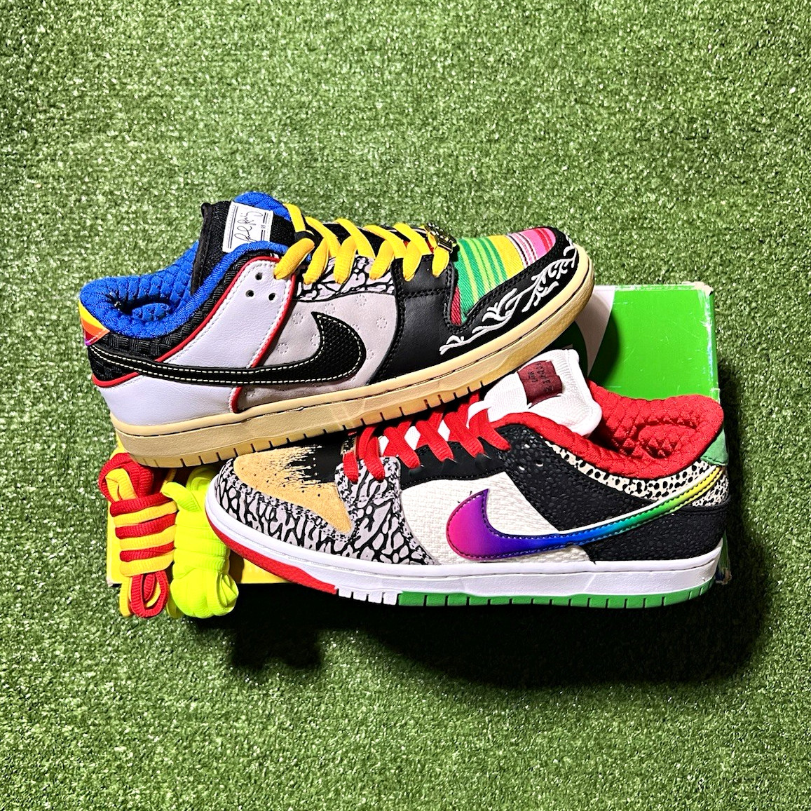 Nike SB Dunk Low Pro QS P-Rod What The Paul Multi-Color Skate Shoes 11D