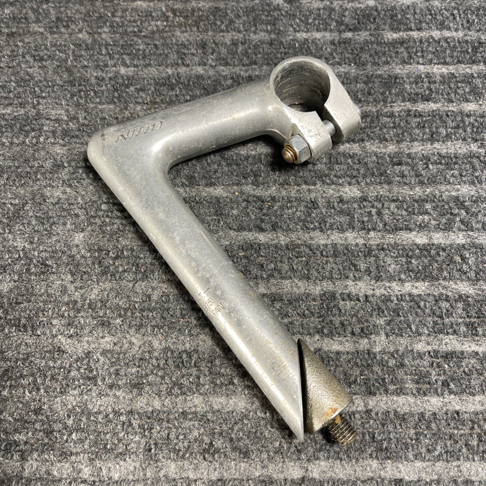 Vintage Nitto Quill Stem 22.2mm Riser 25.4mm Clamp 90mm Reach Track Road Bike