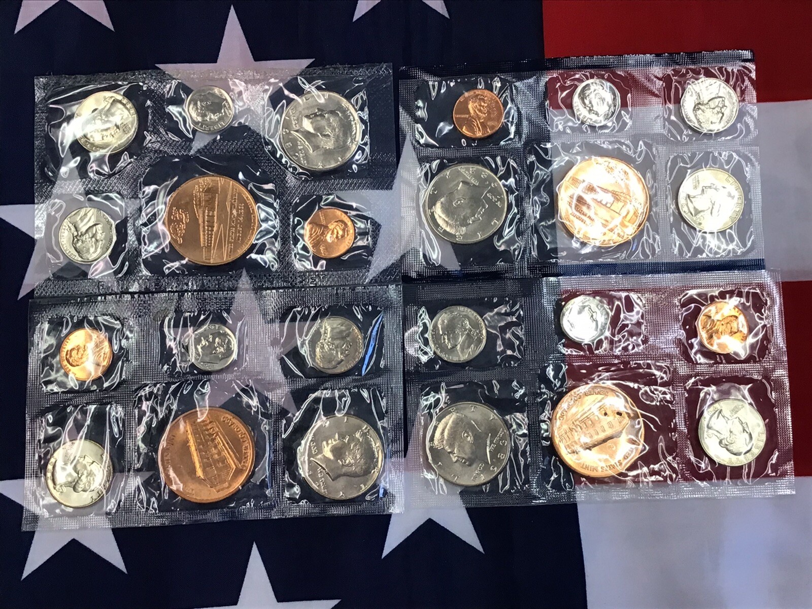 1982-1983 P&D Official US Mint Souvenir Sets as pictured. See description