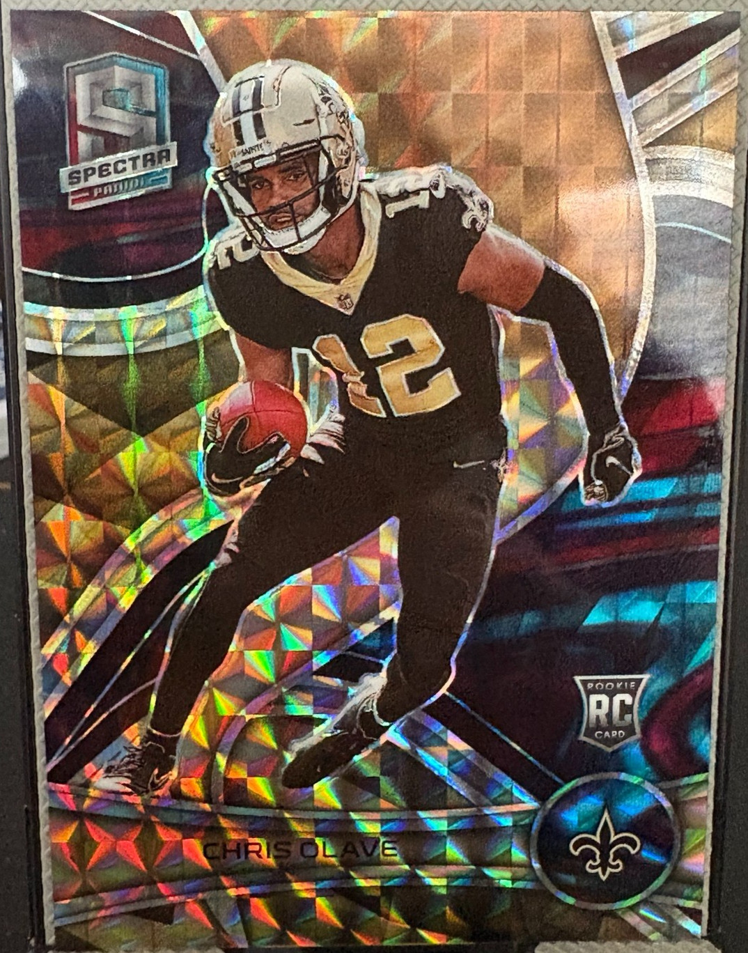 2022 Panini Spectra CHRIS OLAVE Interstellar #/60 Rookie RC Saints 2022 Panini Spectra CHRIS OLAVE Interstellar #/60 Rookie RC Saints