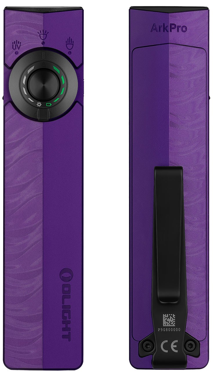 Olight ArkPro Class 3R Nebula Violet CW, 1500 Lum, 4 Lights, 7 Configurations