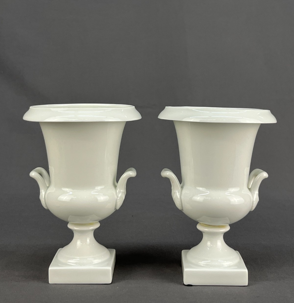 2 Ceralene A Raynaud Limoges France White Porcelain 5 3/4\ 2 Ceralene A Raynaud Limoges France White Porcelain 5 3/4\