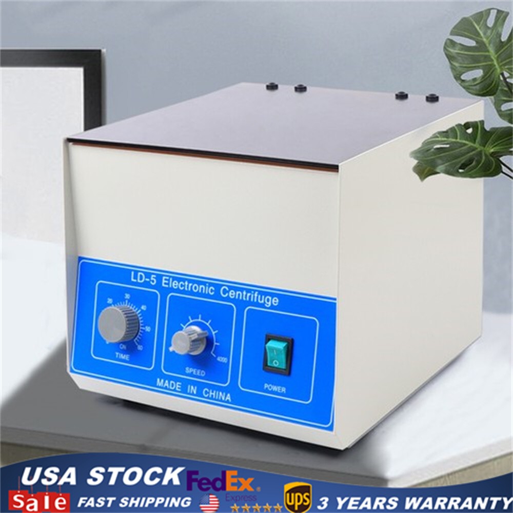 50 ml × 8 Electric Centrifuge Medical Lab Benchtop Centrifugal Separator Machine