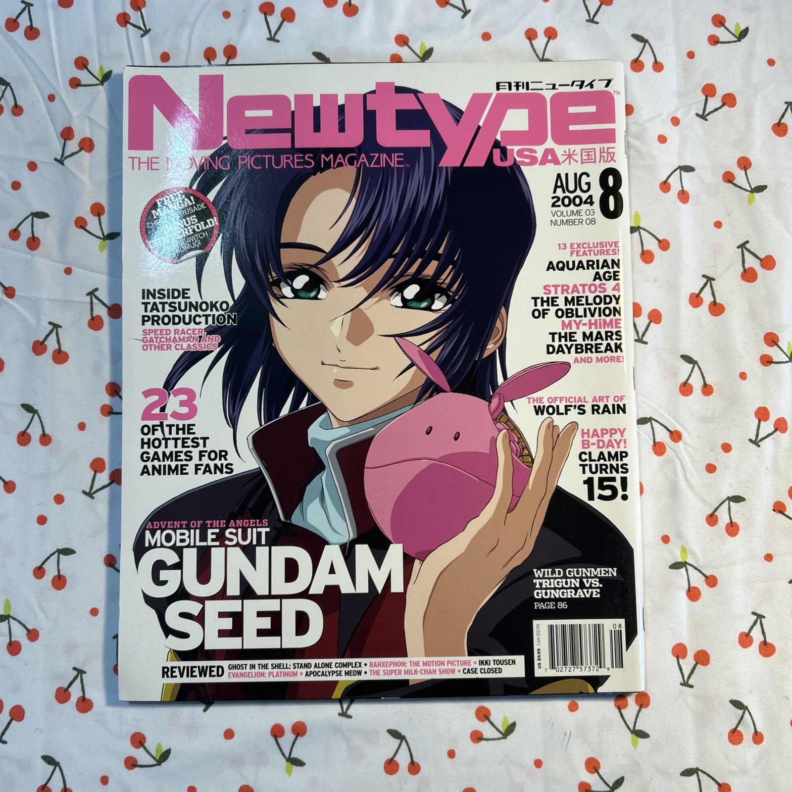 Newtype USA Edition Anime Magazine Aug 2004 Volume 3 Number 8 Gundam Seed No DVD Newtype USA Edition Anime Magazine Aug 2004 Volume 3 Number 8 Gundam Seed No DVD