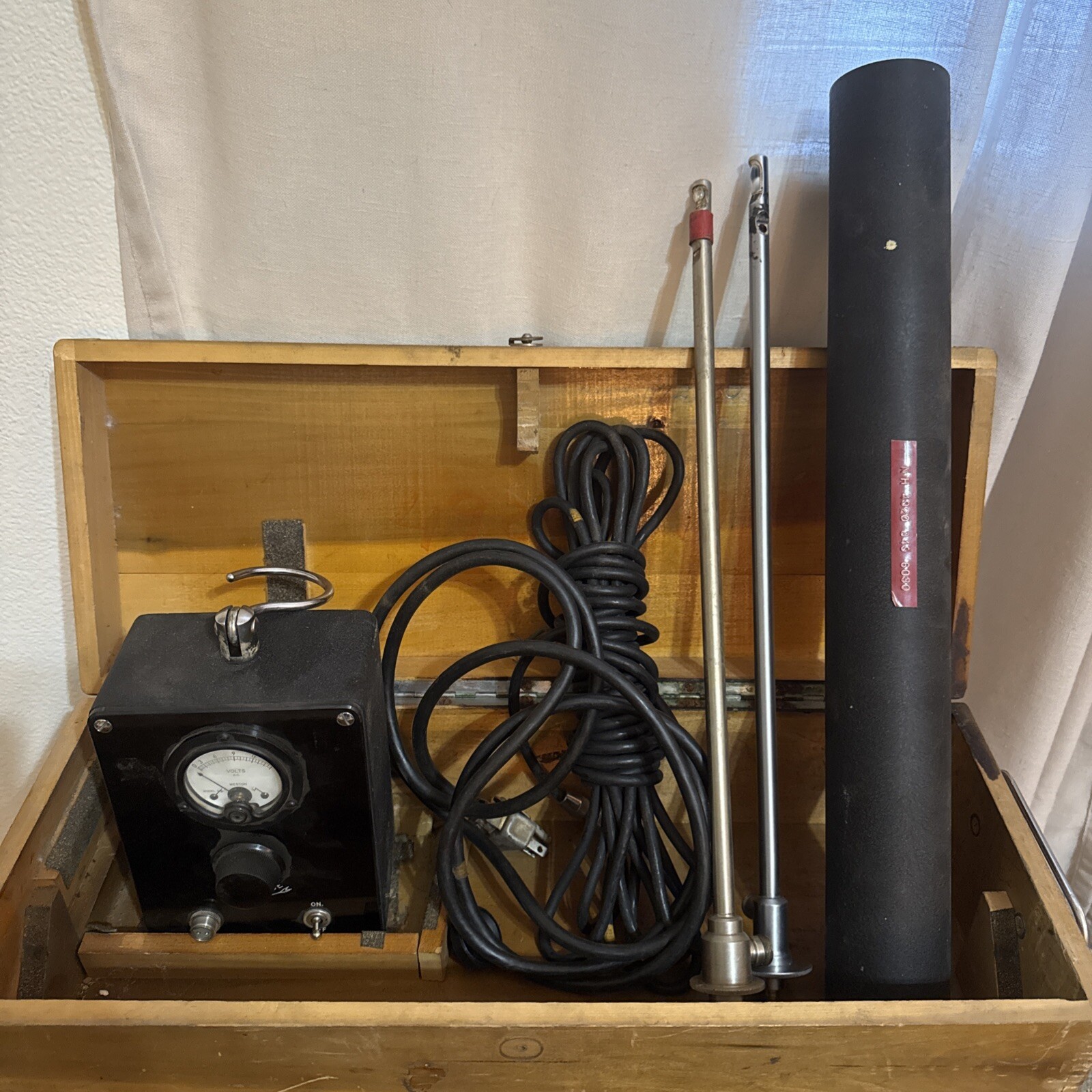 Vintage USAF Light Assembly Cylinder Inspection Boroscope MIT National Electric Vintage USAF Light Assembly Cylinder Inspection Boroscope MIT National Electric