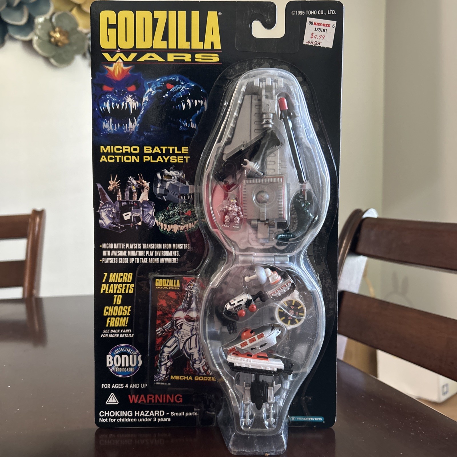 N20 Vtg 1995 Trendmasters Godzilla Wars Micro Battle Action Mecha Godzilla RARE N20 Vtg 1995 Trendmasters Godzilla Wars Micro Battle Action Mecha Godzilla RARE