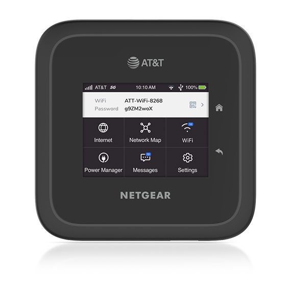 Netgear Nighthawk M6 Pro MR6500 5G Hotspot Router Black AT&T Unlocked Good Netgear Nighthawk M6 Pro MR6500 5G Hotspot Router Black AT&T Unlocked Good