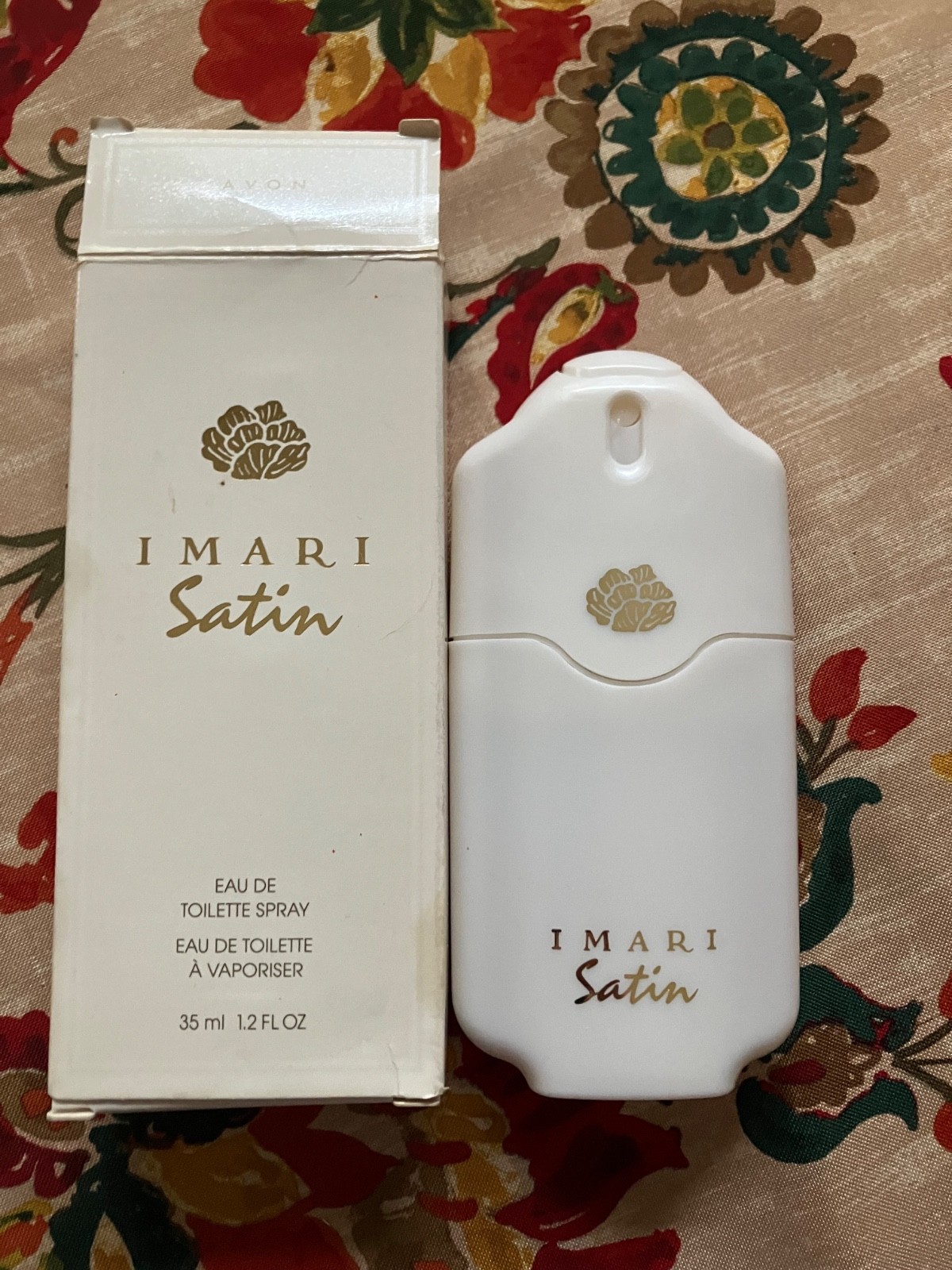 Avon IMARI SATIN Eau de Toilette Spray Perfume 1.2 fl oz 2004 NOS in Box
