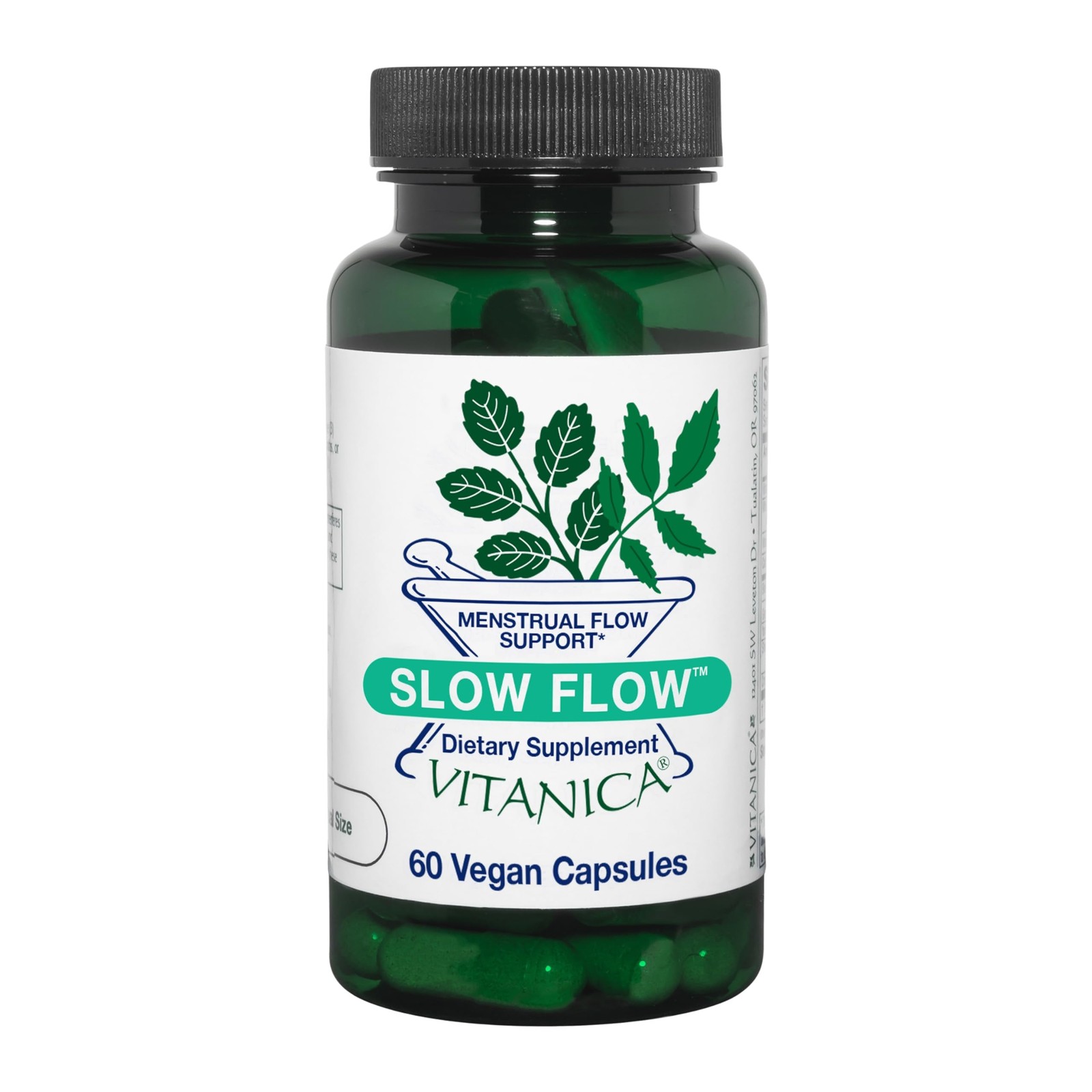 Vitanica Herbal Supplement for Healthy Menstrual Flow Non-GMO 60 Count