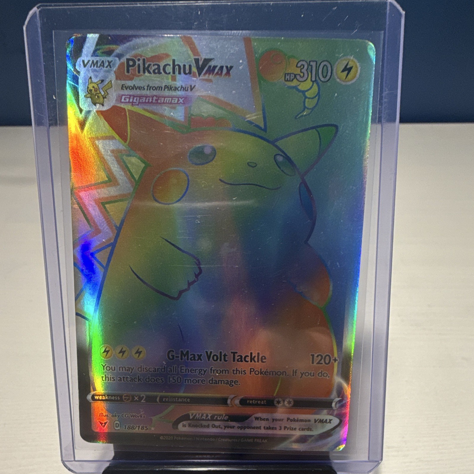 Pikachu VMAX (Secret) 188/185 Swsh04: Vivid Voltage Holo Pikachu VMAX (Secret) 188/185 Swsh04: Vivid Voltage Holo