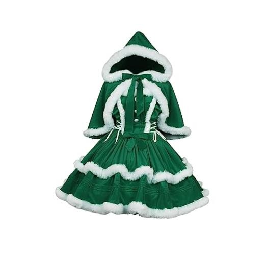 Oiefeen Women\'s Christmas Dress Skirt and Hooded Cloak Match X-Large 2022033stgn Oiefeen Women\'s Christmas Dress Skirt and Hooded Cloak Match X-Large 2022033stgn