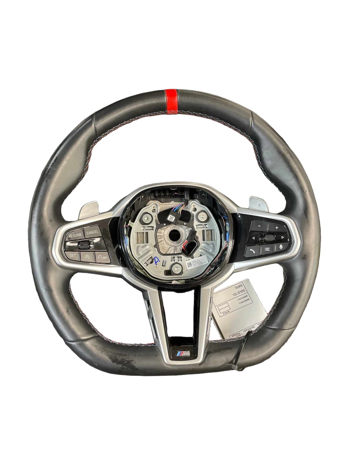 2020-2025 BMW M240I G42 FRONT DRIVER LEFT SIDE BLACK /RED STEERING WHEEL 7889340