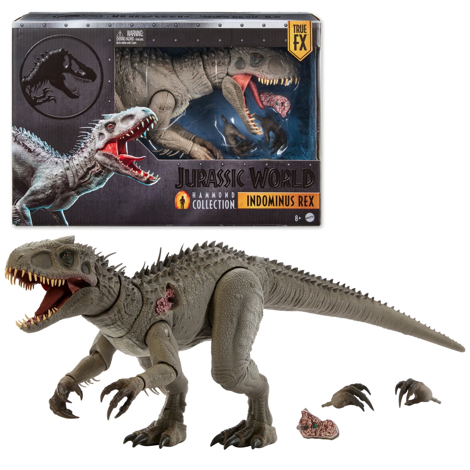 Mattel Jurassic World Hammond Collection Indominus Rex Deluxe Articulated Action