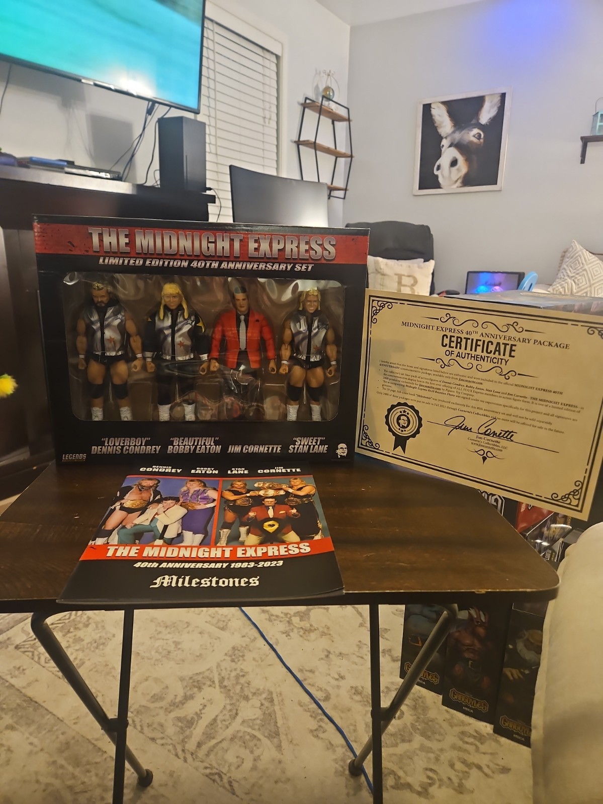 The Midnight Express Limited Edition 40th Anniversary 4 Figures Book COA The Midnight Express Limited Edition 40th Anniversary 4 Figures Book COA