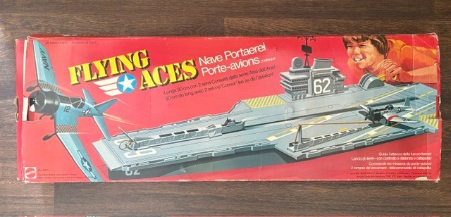 1970\'s Mattel Flying Aceas Aircraft Carrier (Incomplete) Read Description 1970\'s Mattel Flying Aceas Aircraft Carrier (Incomplete) Read Description