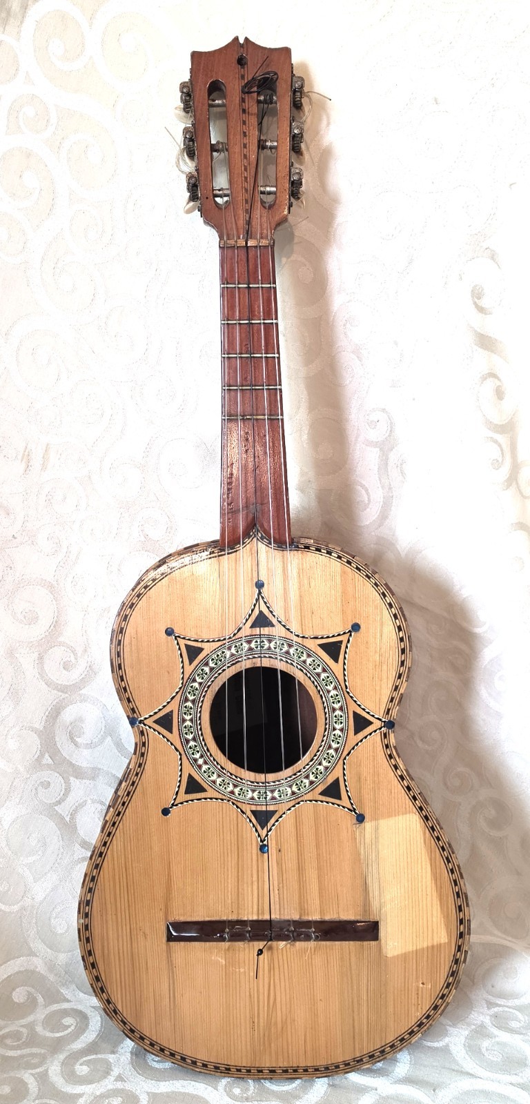 Vihuela Mexican Handmade Traditional Mariachi Guitar