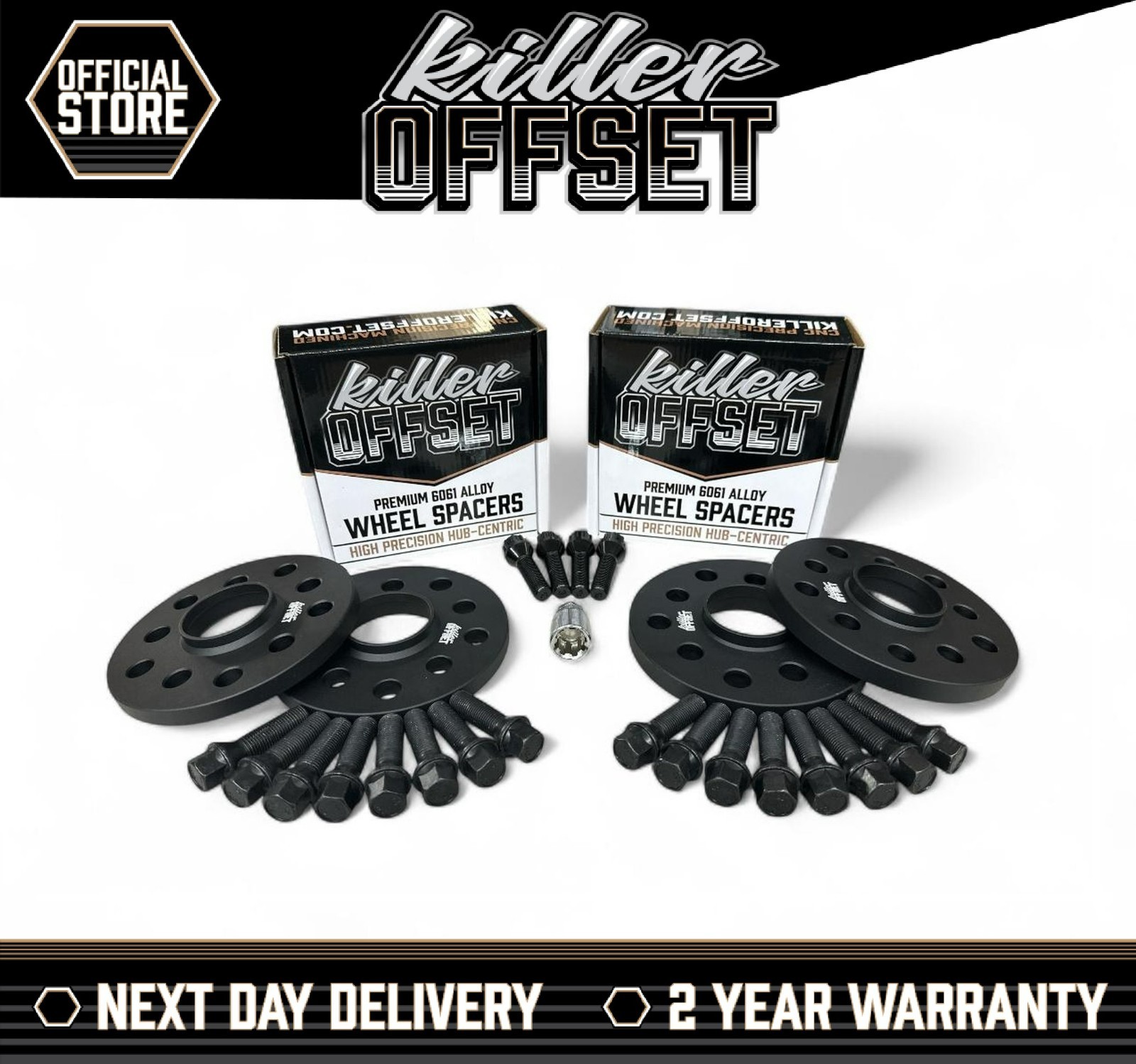 Killer Offset 10mm 12mm Wheel Spacers 5x120 72.6 BMW 3 Series E36/E46/E90/E92